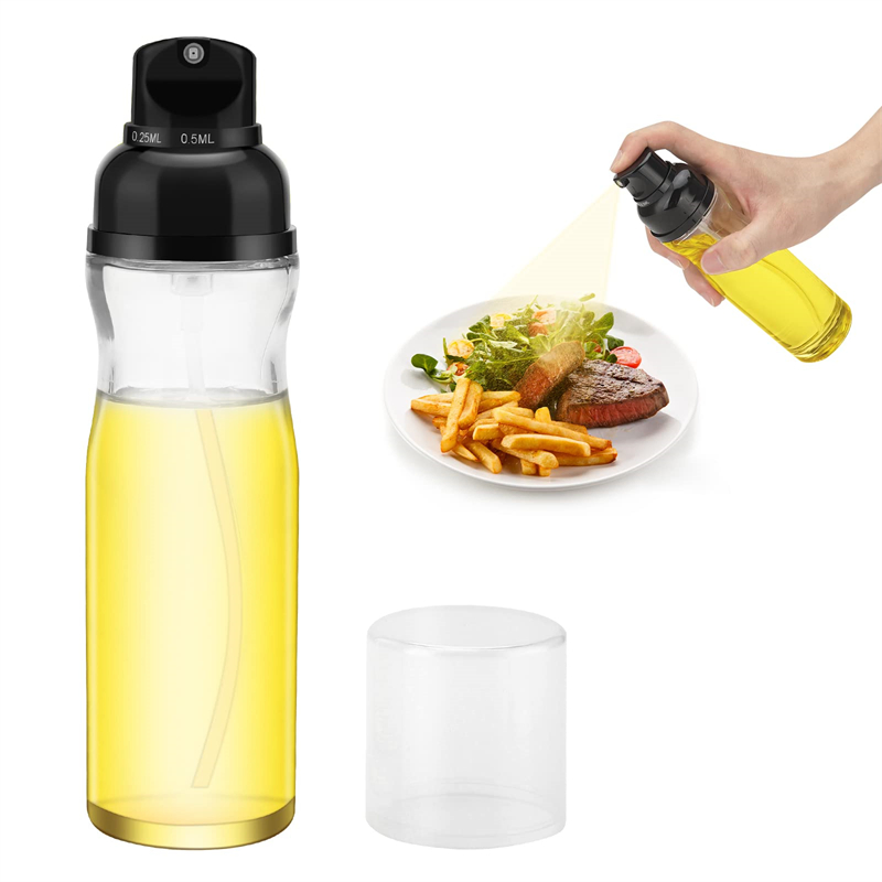 200ml Glass Olive Oil Sprayer for Cooking Oil Dispenser Bottle Spray Mister