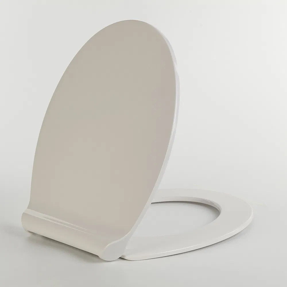 Premium U-Shaped Toilet Seat for Bathrooms with Patented Design (Soft-Close Feature)