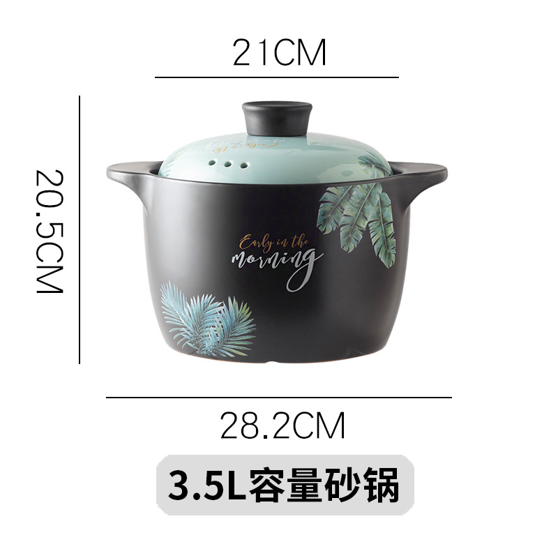 Multicolor Clay Pot Soup Tureen in Color Box for Drinking Soup