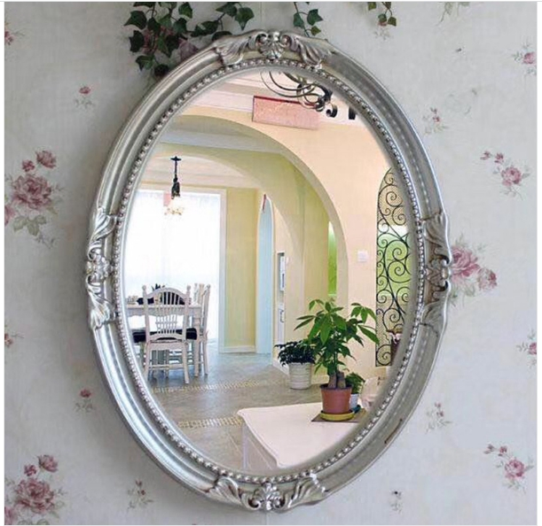 Wall Hanging Antique Classic Decoration Living Hotel Bath Room Make up Dressing Decorative Bathroom Mirror