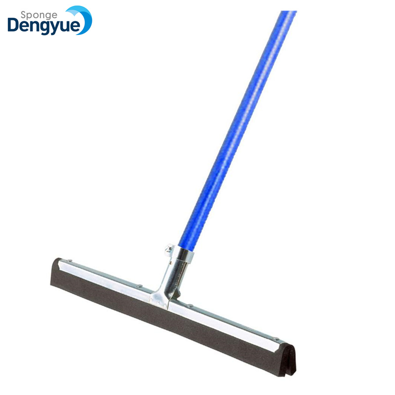 Light-Weight Hard-to-Dry Areas Rubber Squeegee Floor Squeegee Foam Head Blade