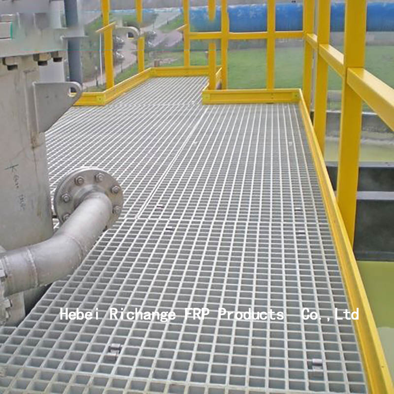 FRP Grating Plastic Rain Proof Fiberglass Grating Sturdy and Durable
