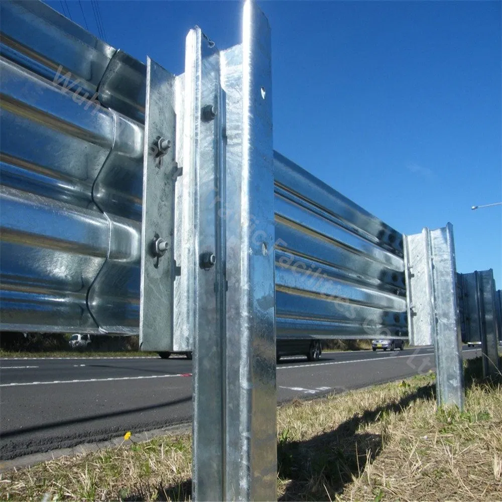 Galvanized Corrugated Steel Thrie Beam Expressway Crash Barrier