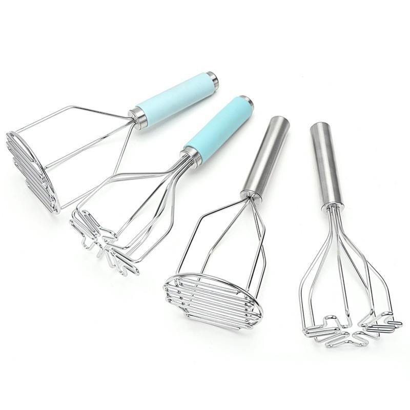 Potato Masher, Stainless Steel Potato Food Masher Utensil, Hand Masher, Vegetables Fruits Masher