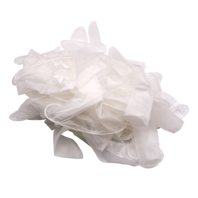 Powder Free Powdered Clear Vinyl Gloves for Hair Salon