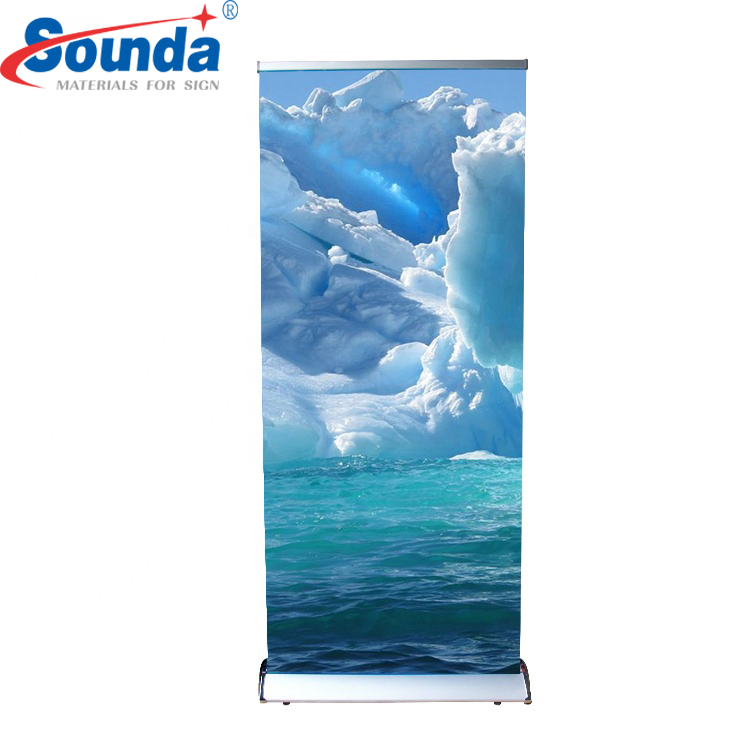 Wide Base Streamline Roll up Banner Stand Display