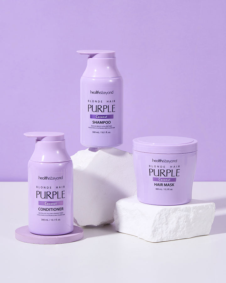 300ml Purple Shampoo for Bright Blonde and Silver Hair Care