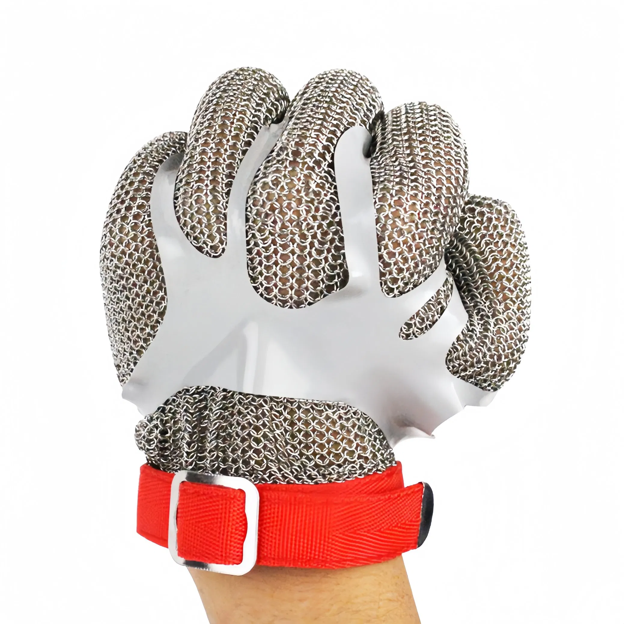 Level 9 Durable Stainless Steel Ring Cut Resistant Gloves for Butcher
