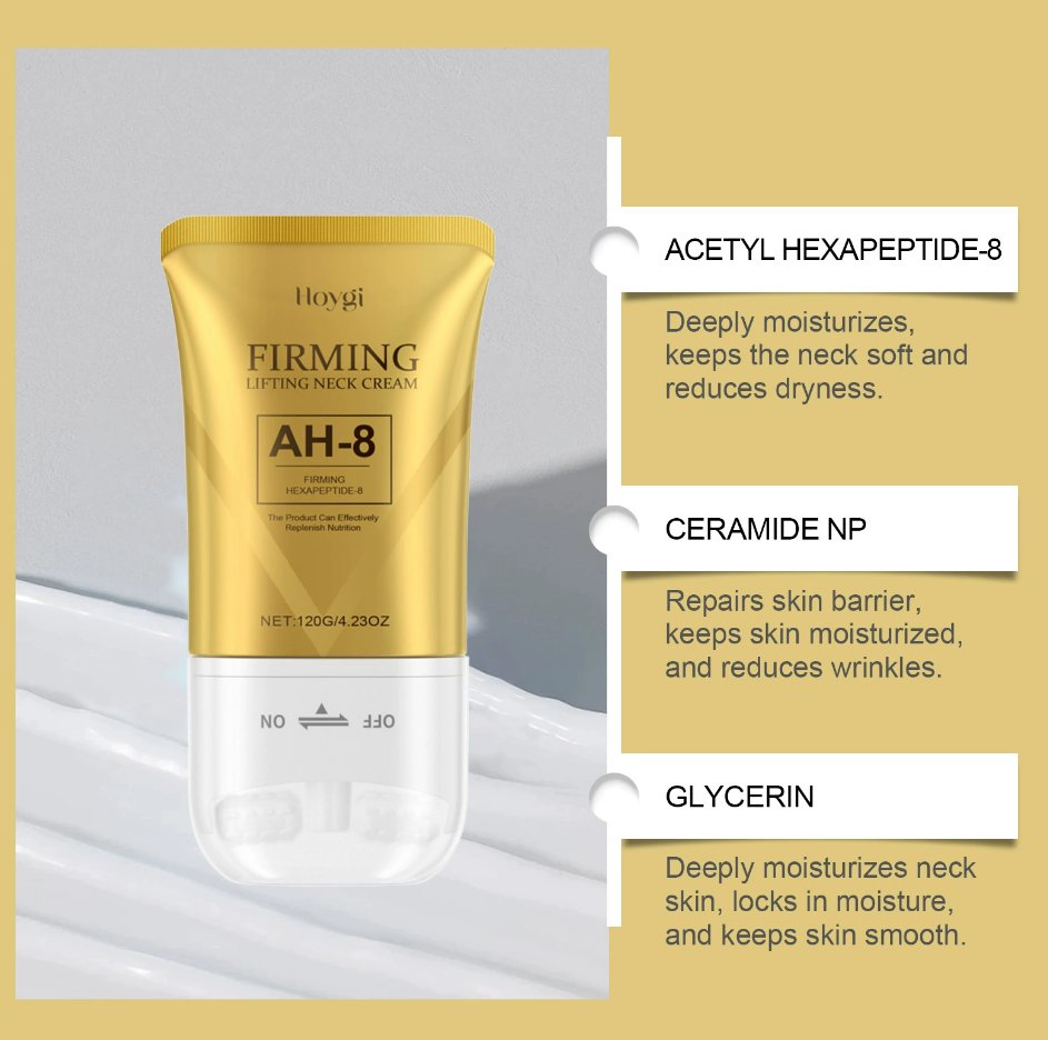 Online Wholesale and Retail Neck Firming Roller Cream Fading Fine Lines Firming Skin Neck Beauty Care Tightening Wrinkles Firming & Lifting Neck Cream for Neck