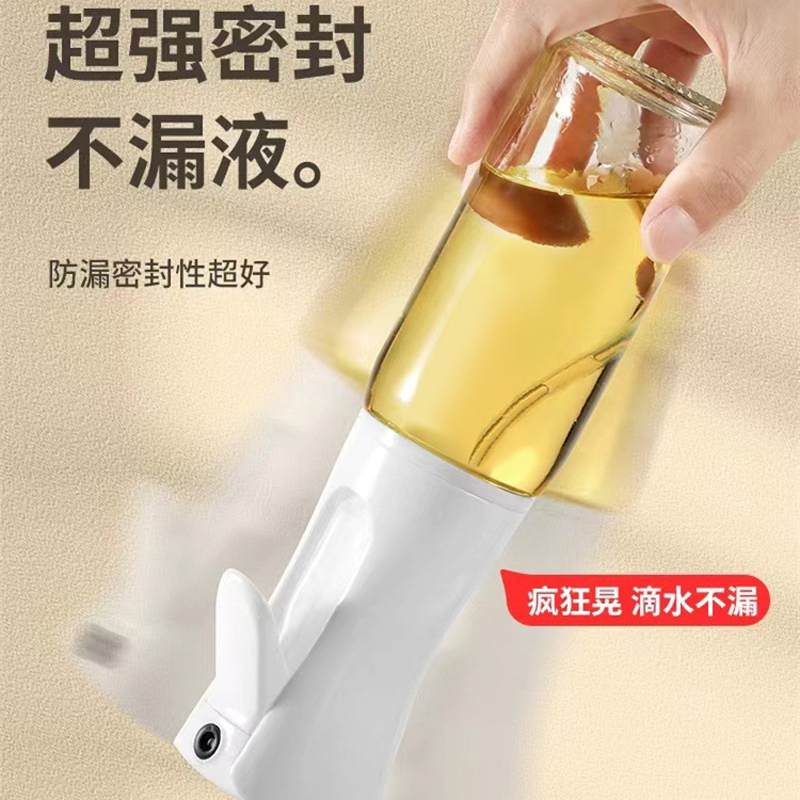 Home Kitchen Heavy-Duty Glass Cooking Oil Atomizing Spray Bottle