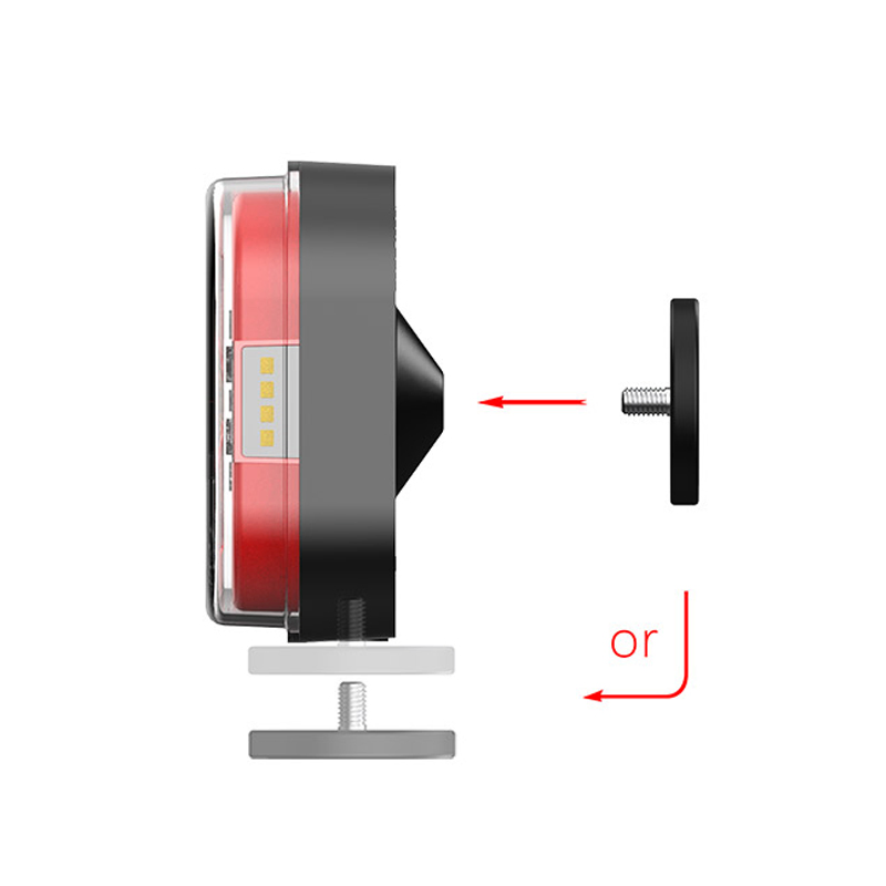 Магнитные LED-фары для прицепа с передатчиком 7 Pin