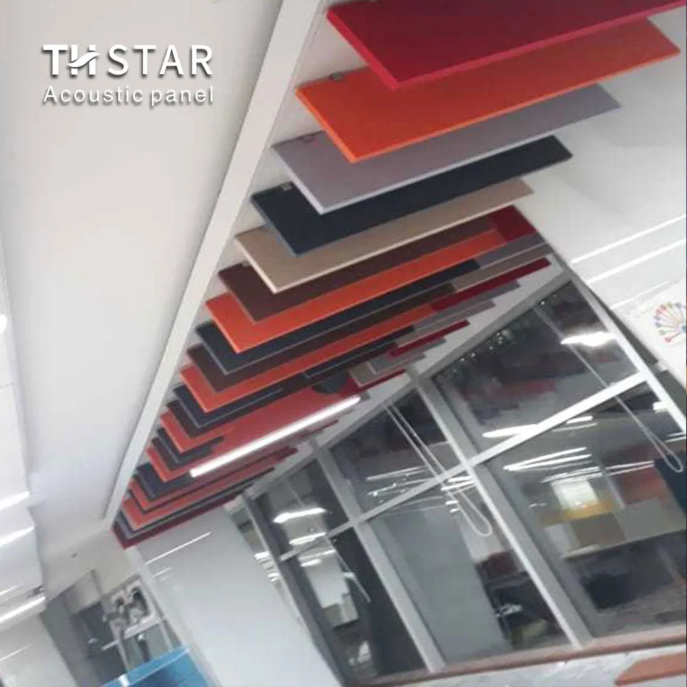 Euroyal High Quality Sound Absorption Ceiling Acoustic Foam Polyester Fiber Panel