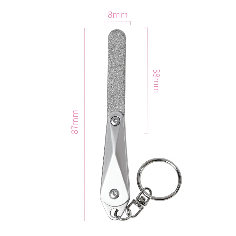 Diamond Stainless Steel Double Side Nail File Metal Manicure Pedicure Tools Foot Nail Files