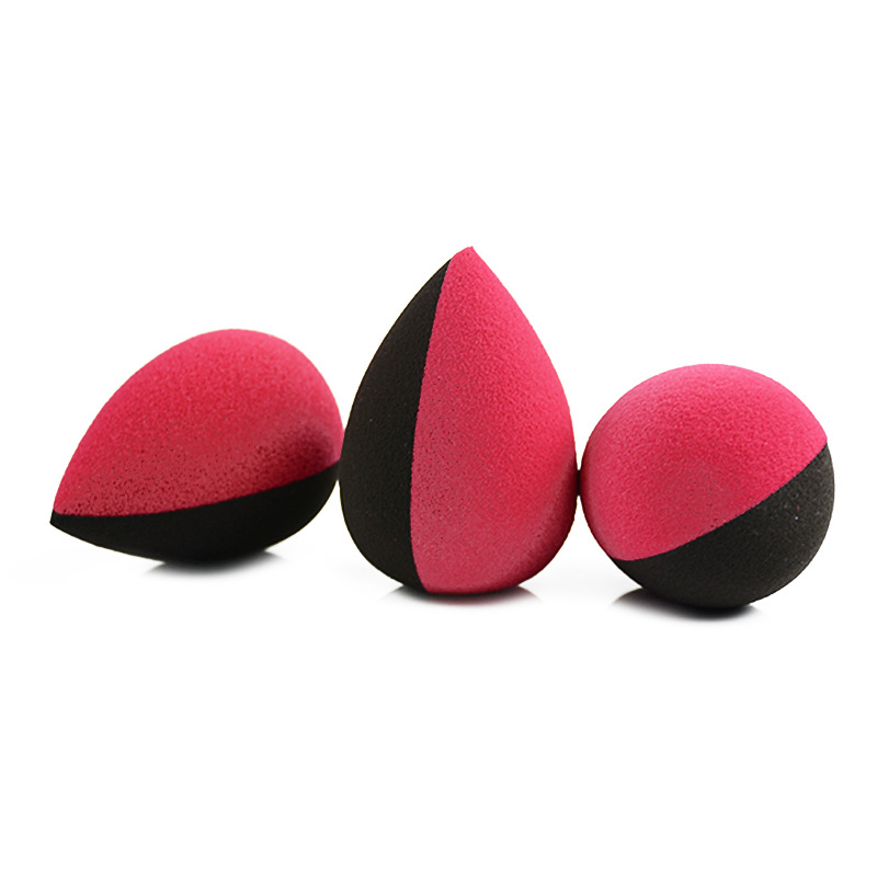 Latex Free Two Color Mixed Makeup Sponge Blender Cosmetic Blender Beauty Makeup Sponge