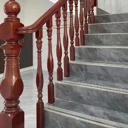 Staircase Solid Wood Column Paint Stair Handrail Bay Window Guardrail Indoor Home