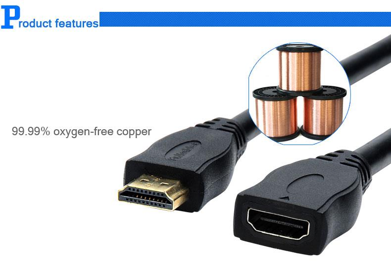 HD Extension Extender Cable Male to Female