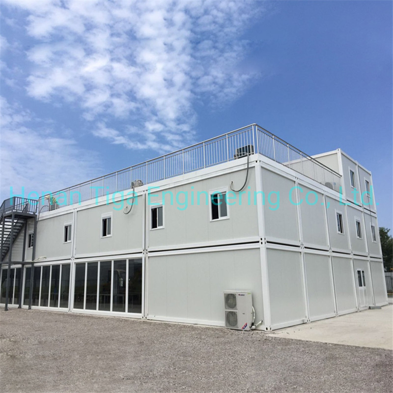 Modular Temporary Dormitory Portable 20FT 40FT Prefabricated Flat Pack Container House
