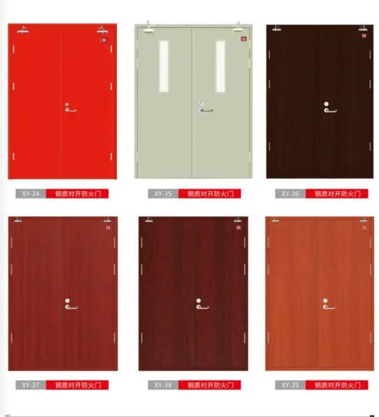 Custom Fd60 Fireproof Steel Security Doors for Schools: Termite & Moisture Resistant