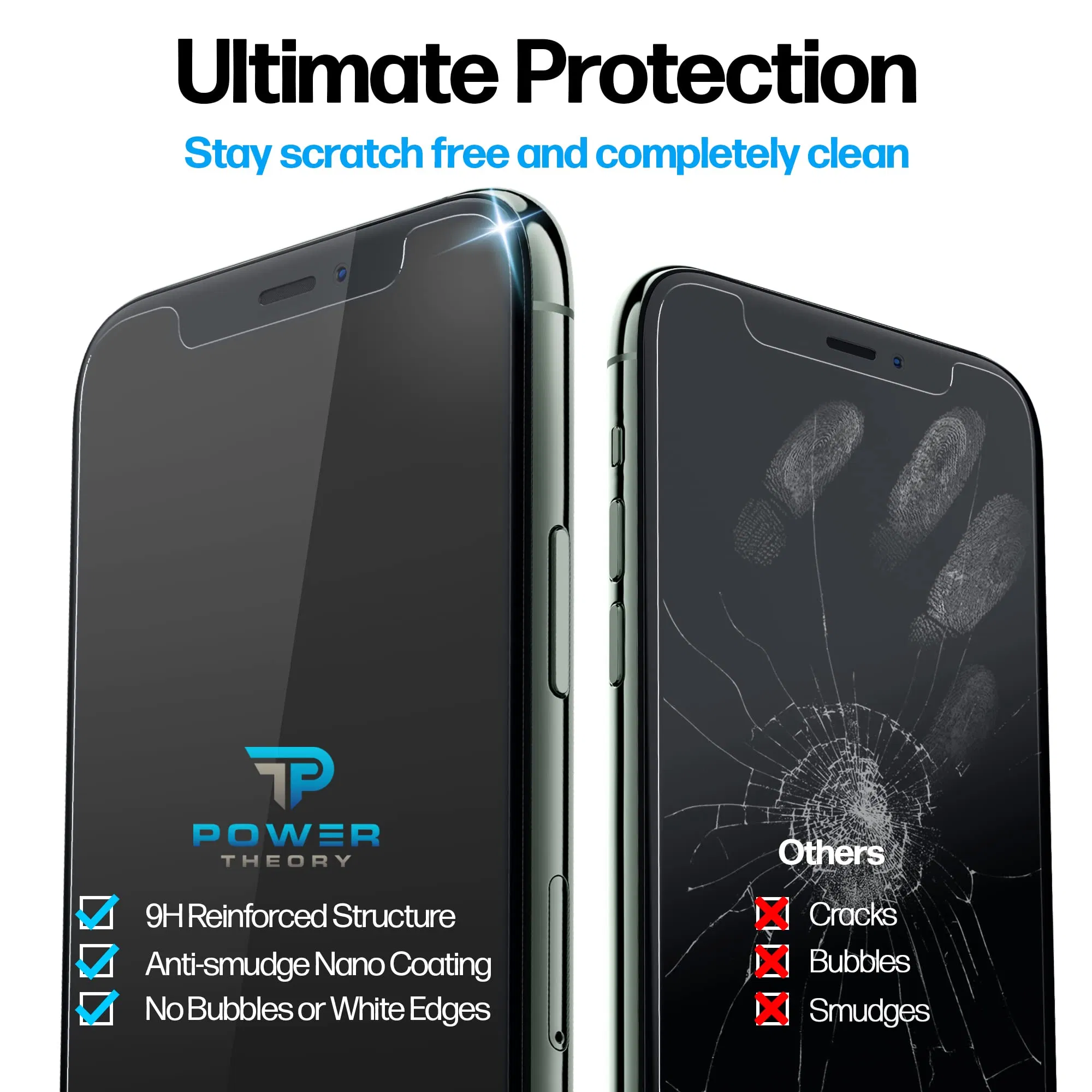 Защитное стекло для iPhone 11 PRO, Premium, 9H, антиударное