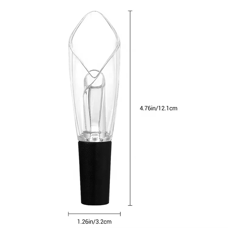 Eliminates Leaks Spills Easily Washable Small Size Easy-Carrying Wine Pump Aerator Dispenser Quick Aerating for Bulgariana