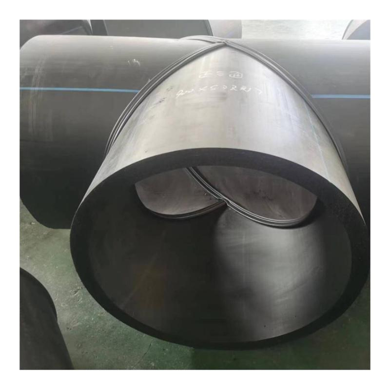 Zhongcai Pipe Fittings PE Equal Tee Welding Plastic Tube for Water Supply