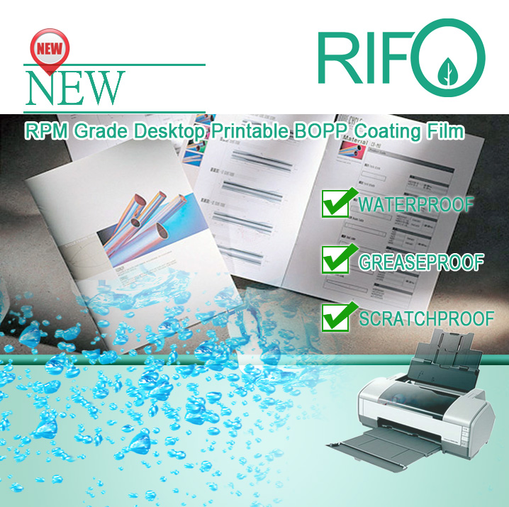 Rpm-145 White Soft BOPP Material for Desktop Printable Labels