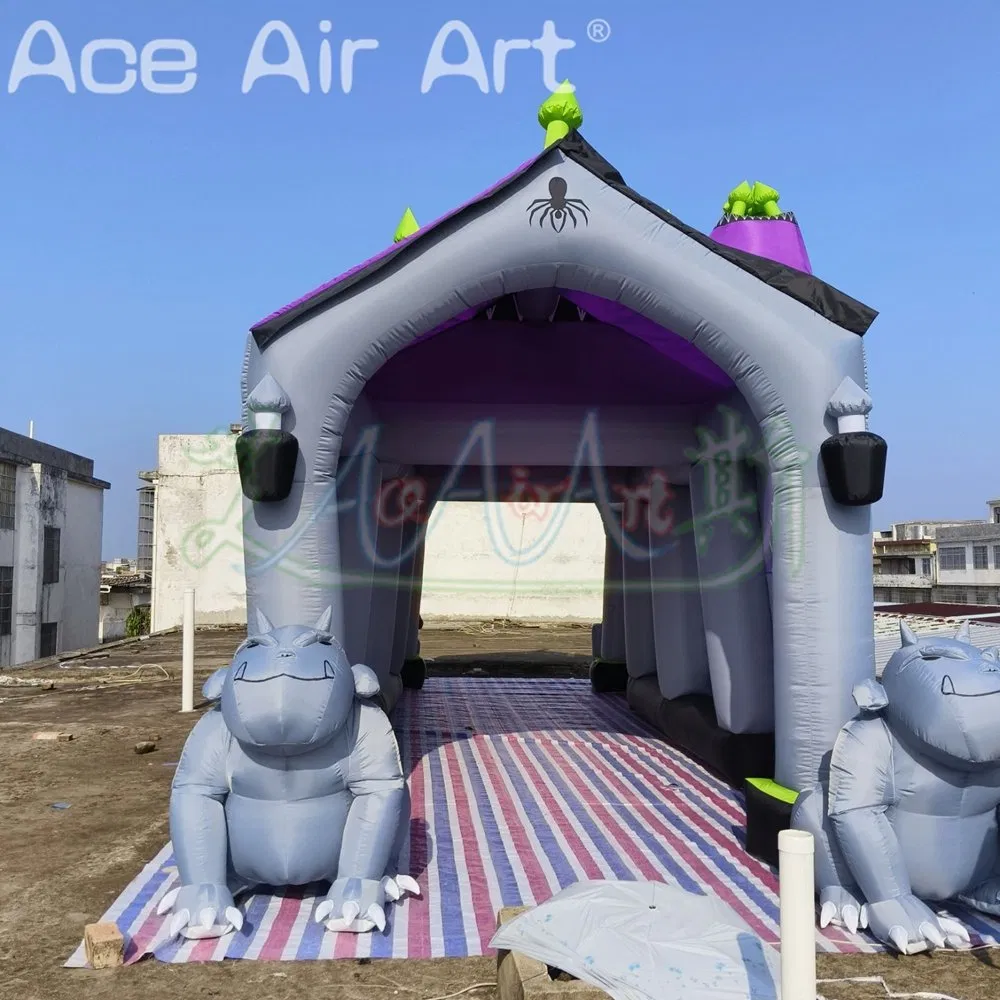 Exquisite 9.6mlx3.9MW Inflatable Haunted House for Halloween Decoration Giant Haunted House Balloon Toys for Sale