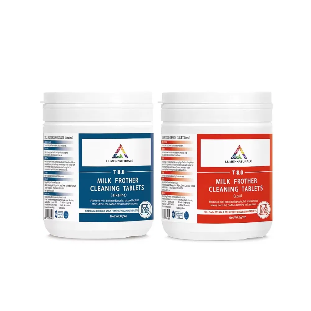 Premium Coffee Machine Descaler Detergent and Milk System Cleaning Tablets Bundle