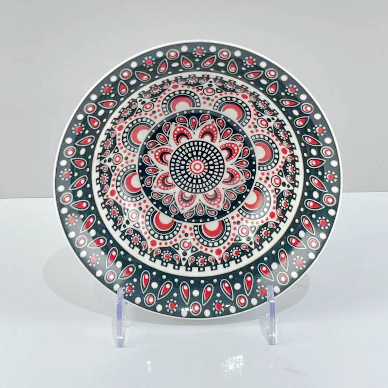 7" 5-10"Salad Food Bowl Pad printing Stamp Porcelainware Ceramics Tableware