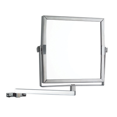 Brass Hotel 8"*8" Square Magnifying Mirror Wall Mounted Mx-Hy1818