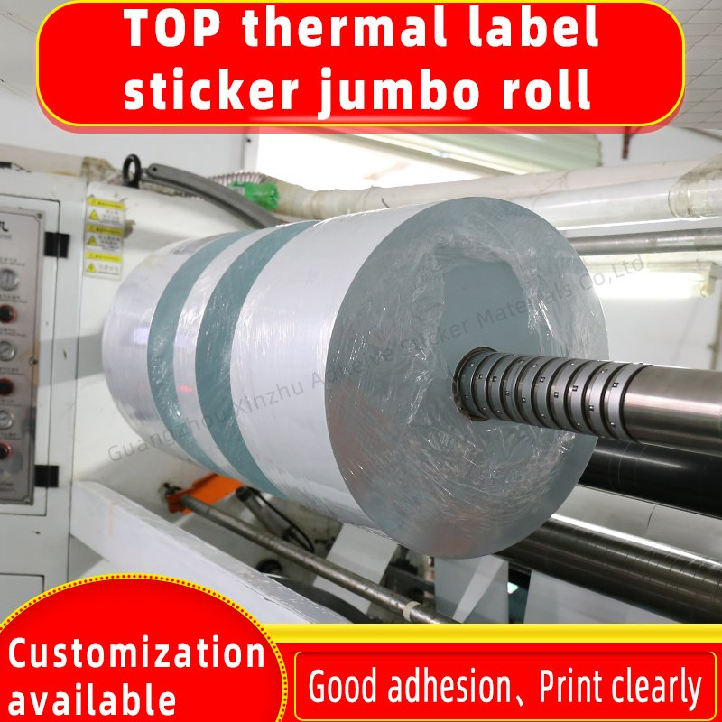 Top Thermal Label Sticker Jumbo Roll Label Sticker