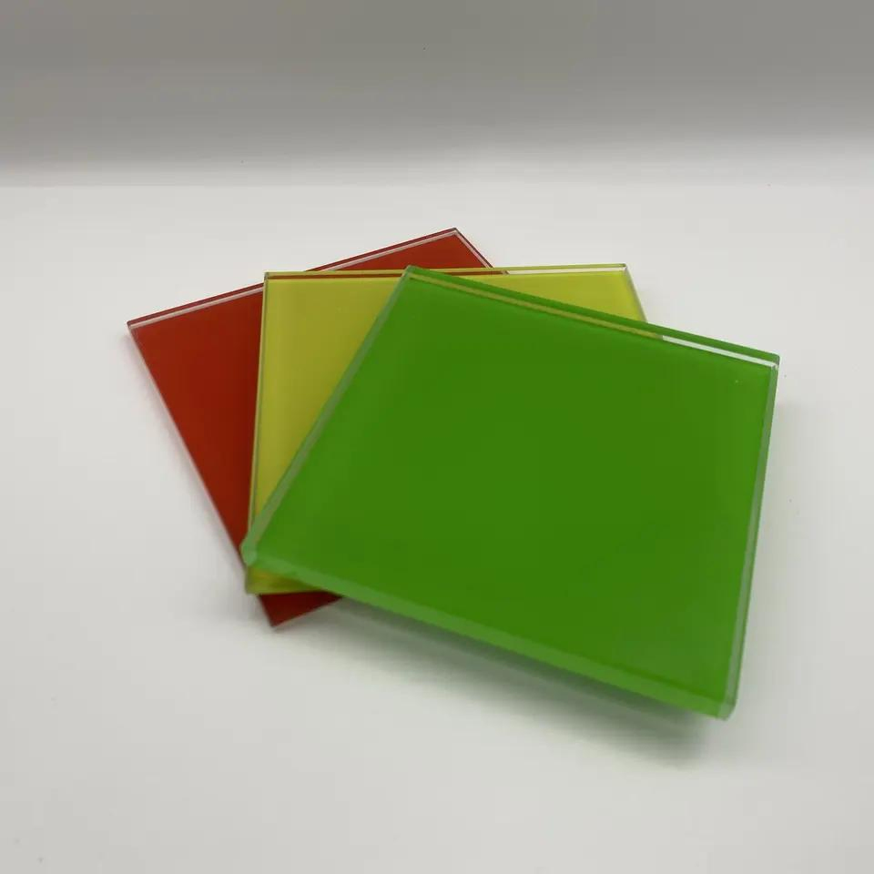 3mm 4mm 5mm 6mm 8mm 10mm 12mm Red Lacquered Glass with High Quality for Building Glass