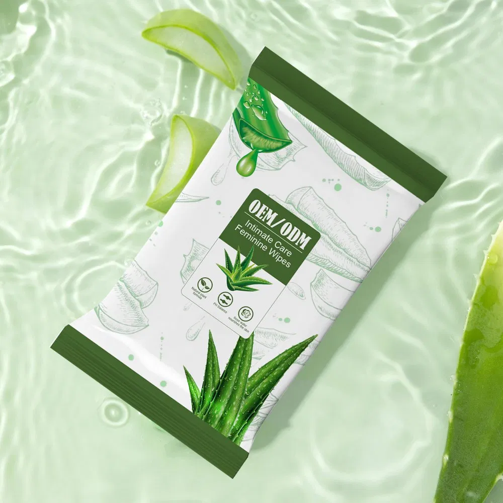 Private Label Separate Packing Mint Yonis Feminines Intimate Feminine Adult Wets Wipe