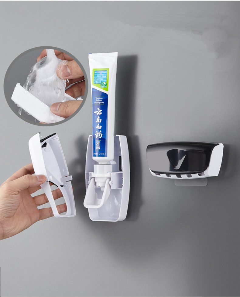 Automatic Toothpaste Dispenser UV Sterilizer Toothbrush Holder B536