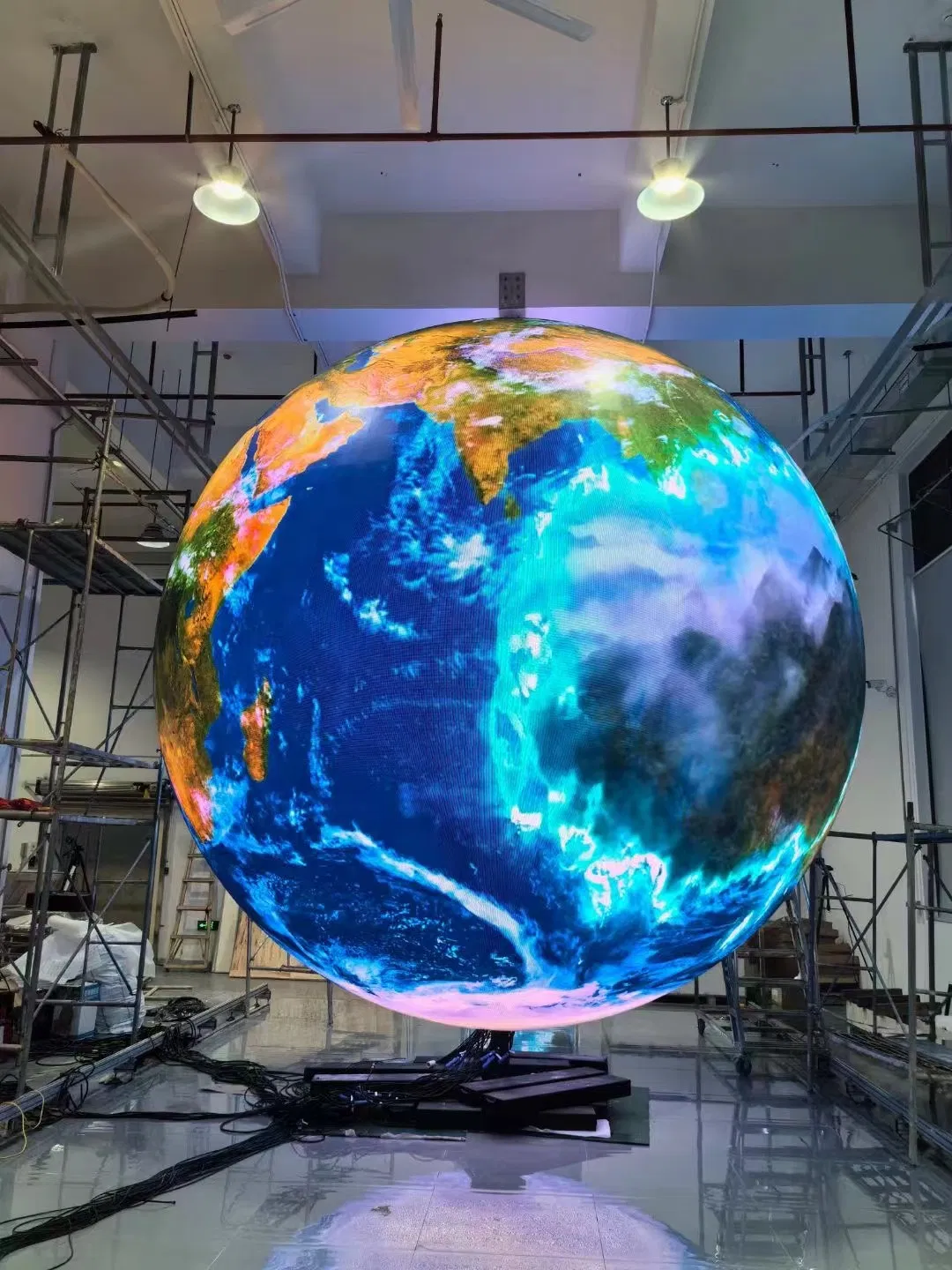 Dedi Factory Custom Globe Sphere Screen P1.8 P1.9 P2 P2.5 P3 P4 LED Ball Screen Video Irregular Shaped Spherical LED Display