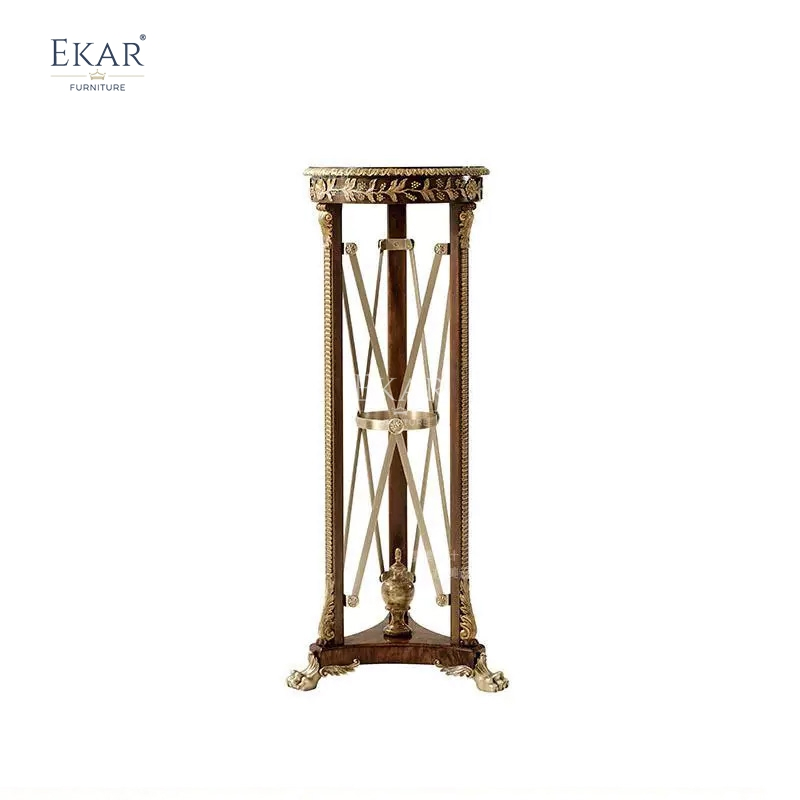 Ekar Sovereign Manor Grand Pedestal Stand Luxury British Style Plant Stand