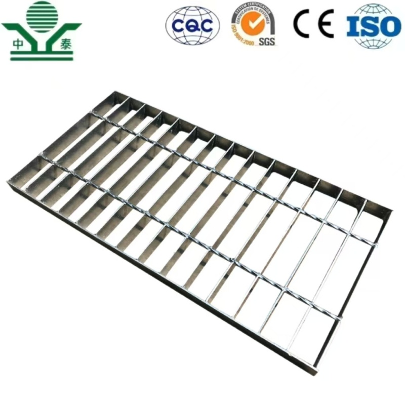 Zhongtai Galvanized 30mm Bearing Bar Pitch High Strength Drain Steel Grating