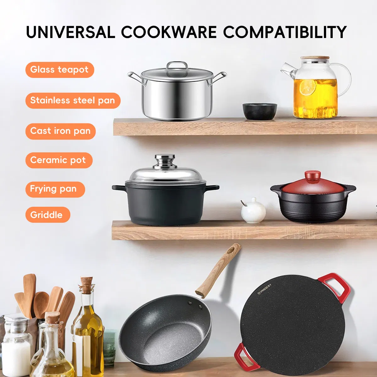 High-Power 1200W Infrared Ceramic Cooking Hob for Efficient Meals