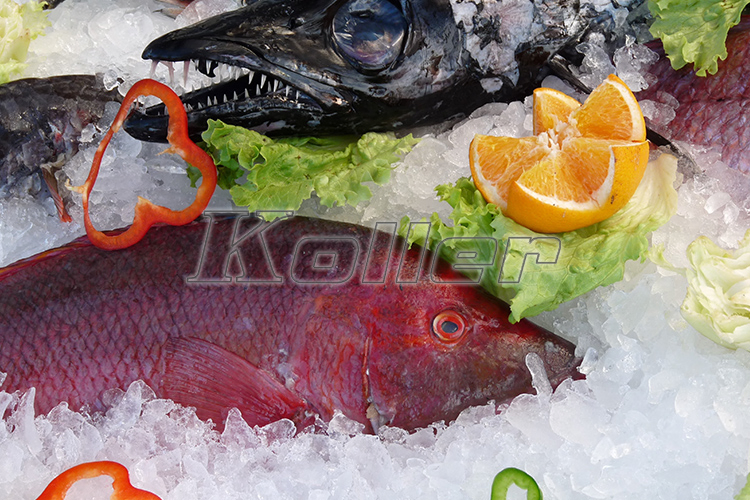 Flake Ice Maker with Touch Screen Easy Operating and Space-Saving