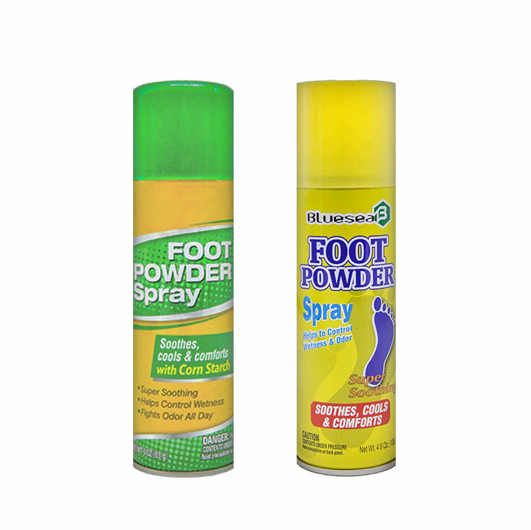Private Label Anti Fungal Sweaty Foot Powder Spray Peppermint Foot Bacteriostasis Spray