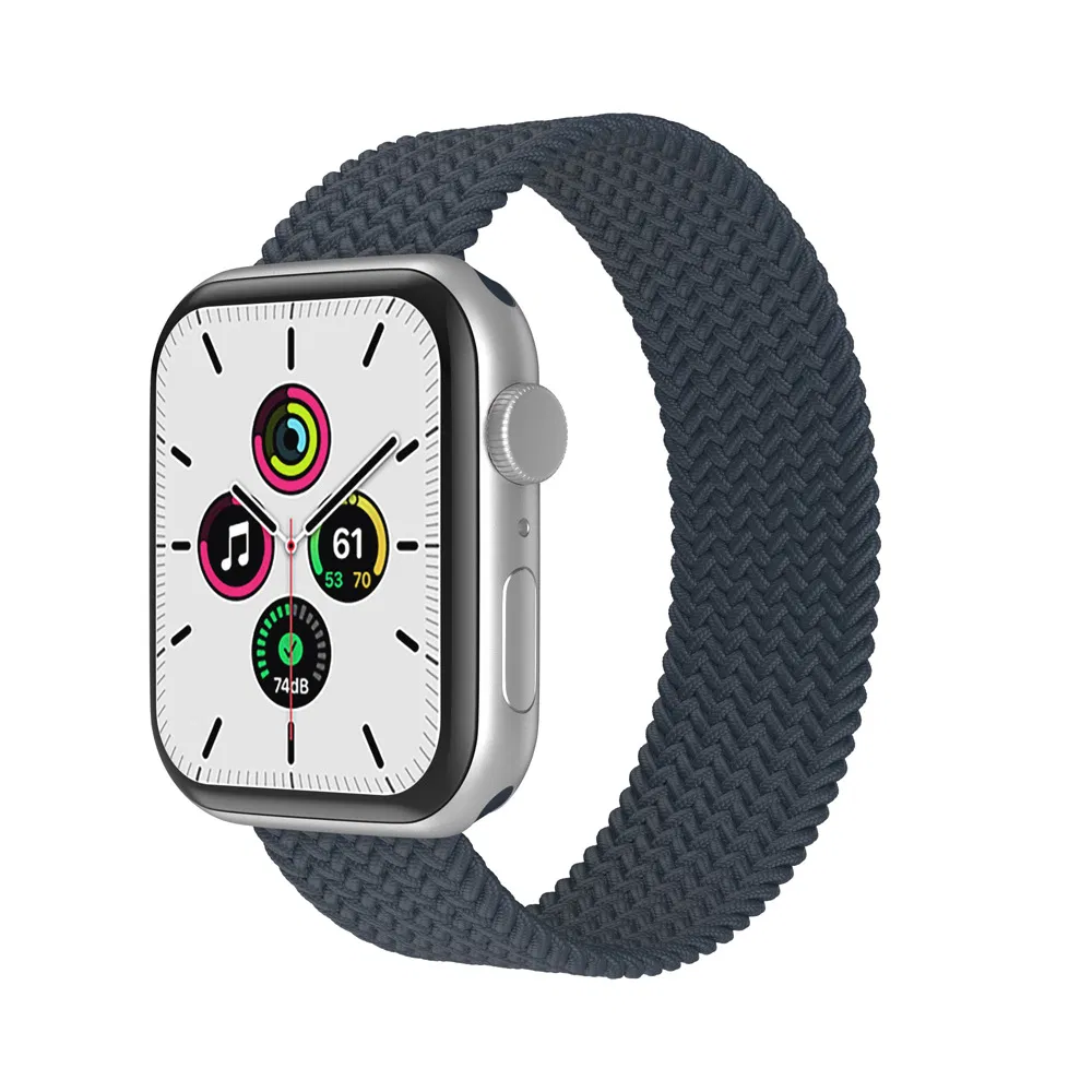 Single-Loop Woven Elastic Strap Nylon Strap iWatch