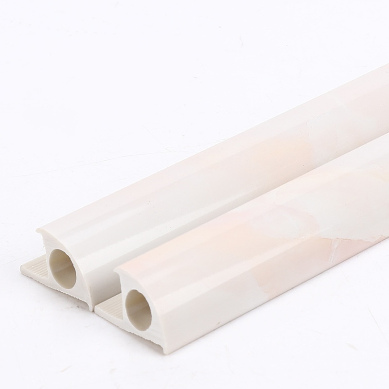 Factory Direct Sale 2.5m Waterproof Stone Plastic Corner Trim PVC Tile Edge Trim