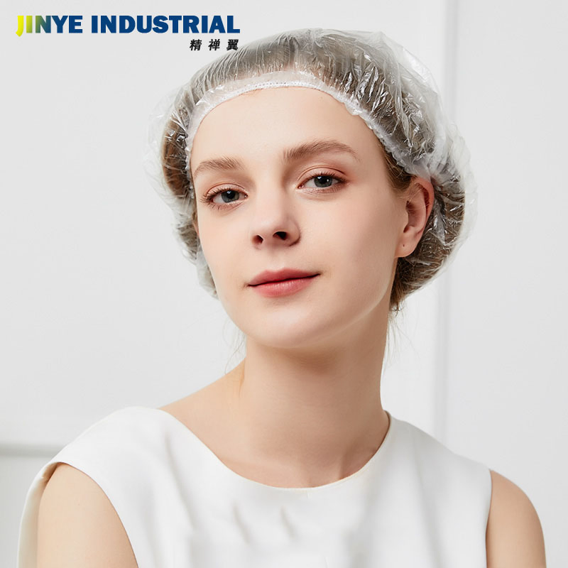 Disposable Waterproof Shower Cap for Weman Men Adults