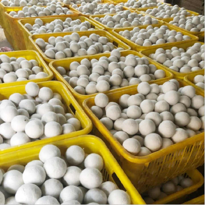 Eco-Friendly Natural 100%Wool Drying Wash Balls for Lanudry 6PCS Pack Reusable Laundry Clean Ball Home Wool Dryer Balls