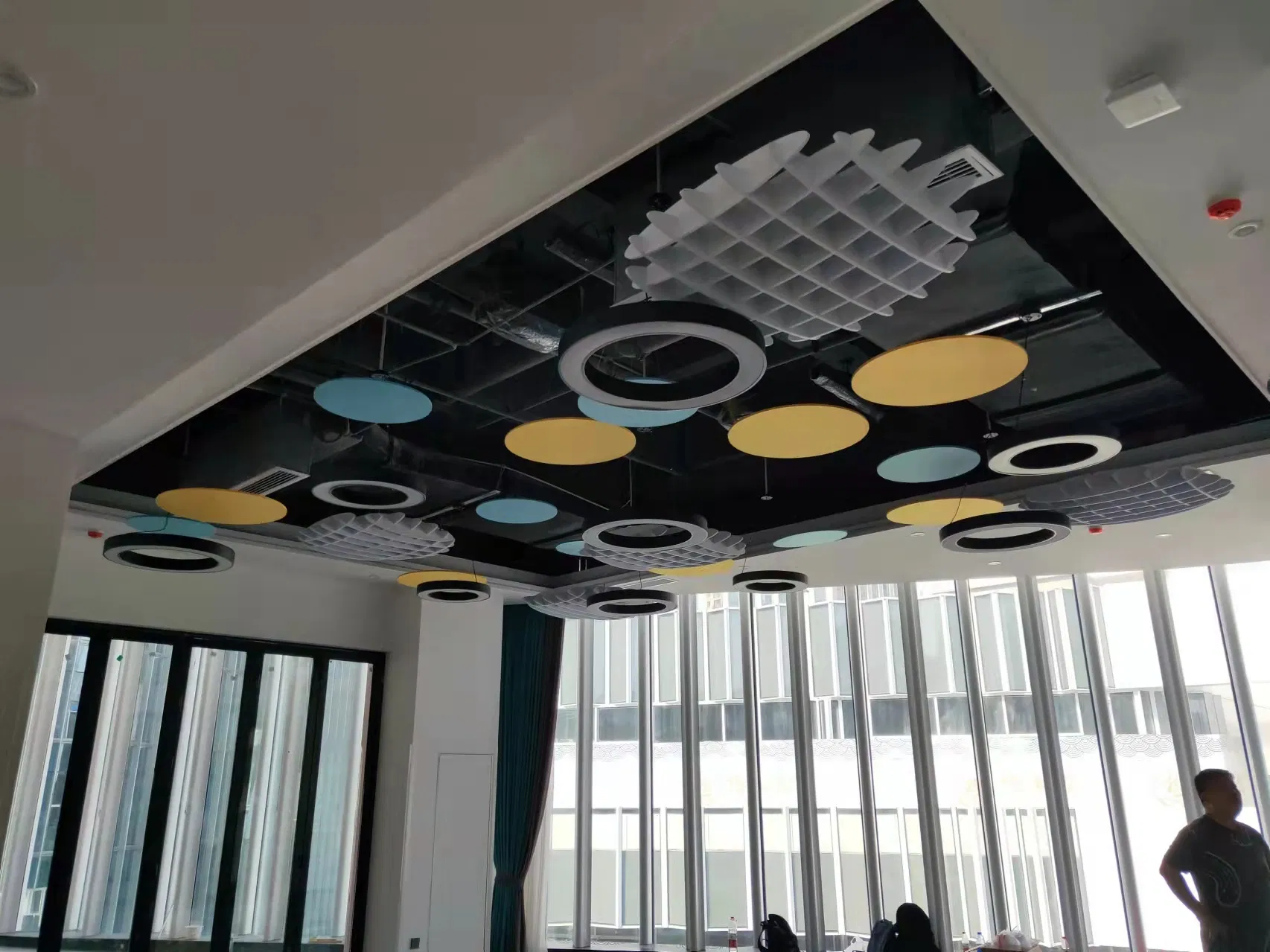 Stylish and Sustainable Polyester Fiber Acoustic Ceiling Panels