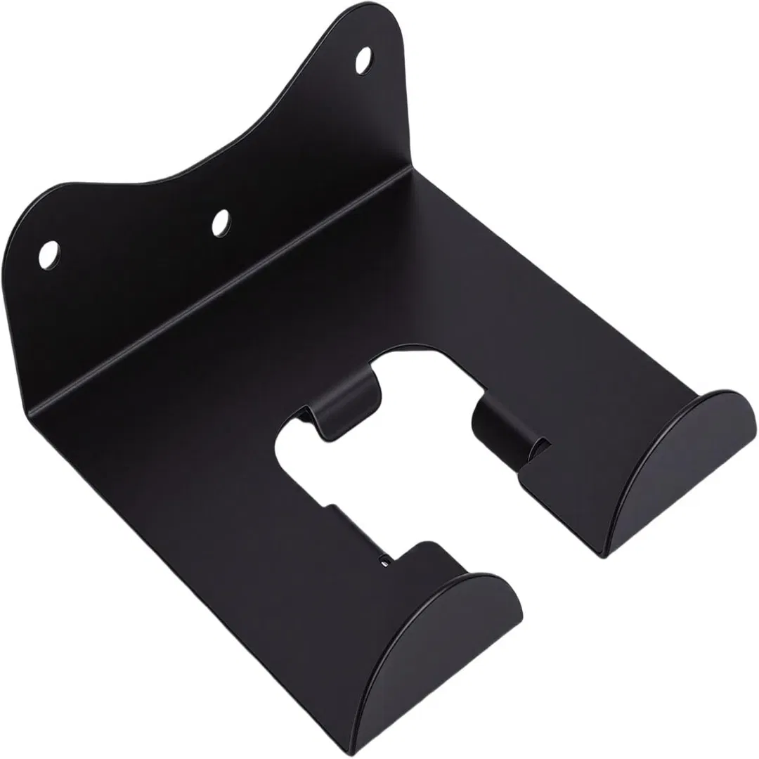 Настенный держатель для бутылочек, черный, нержавеющая сталь