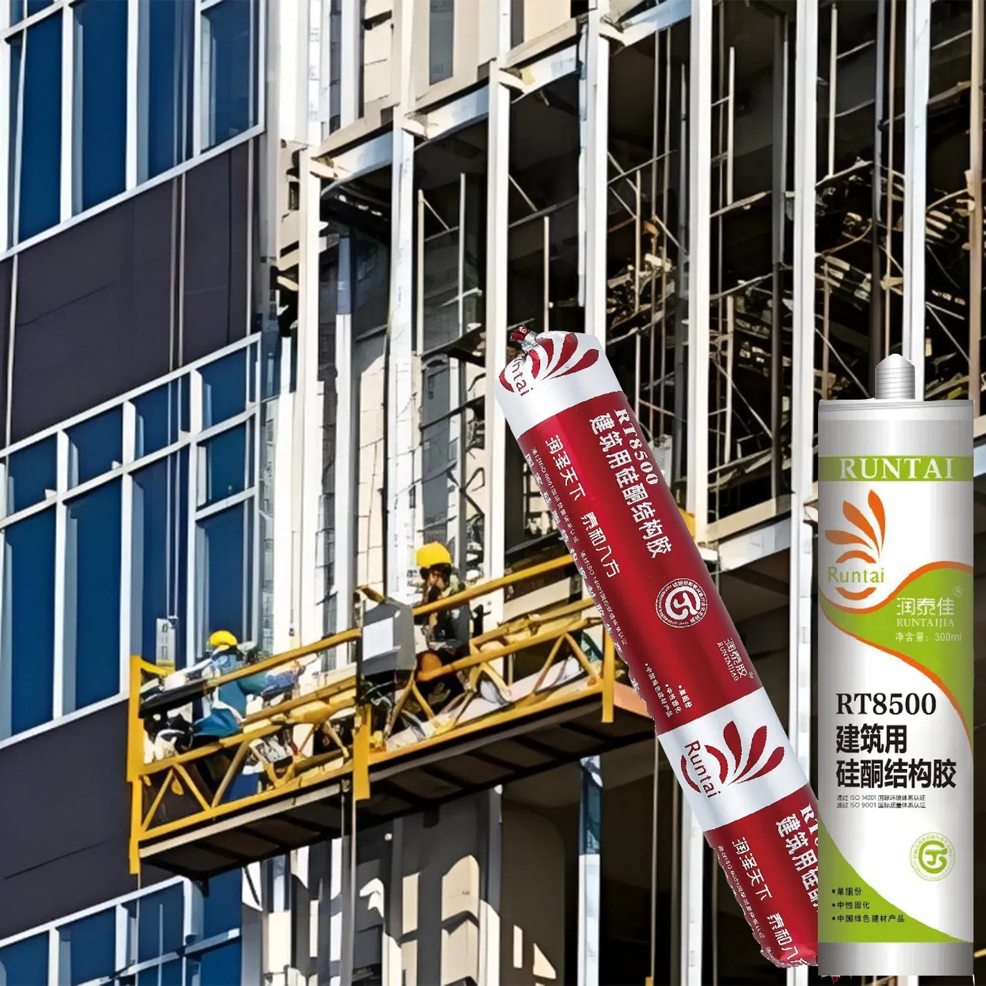Runtai Designed for High Strength Bonding Structural Silicone Sealant in Curtain Wall