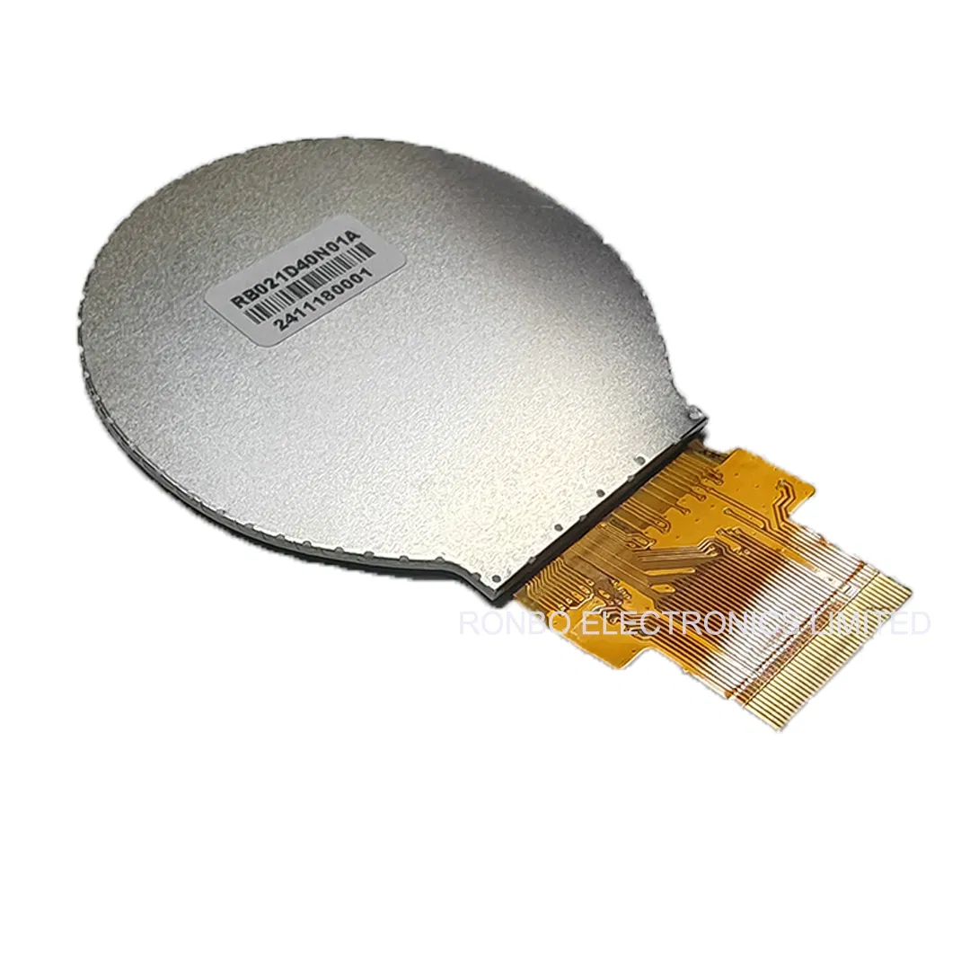 RGB Interface IPS Round LCD Display 2.1 Inch Resolution 480X480 Active Area Diameter 53.28mm