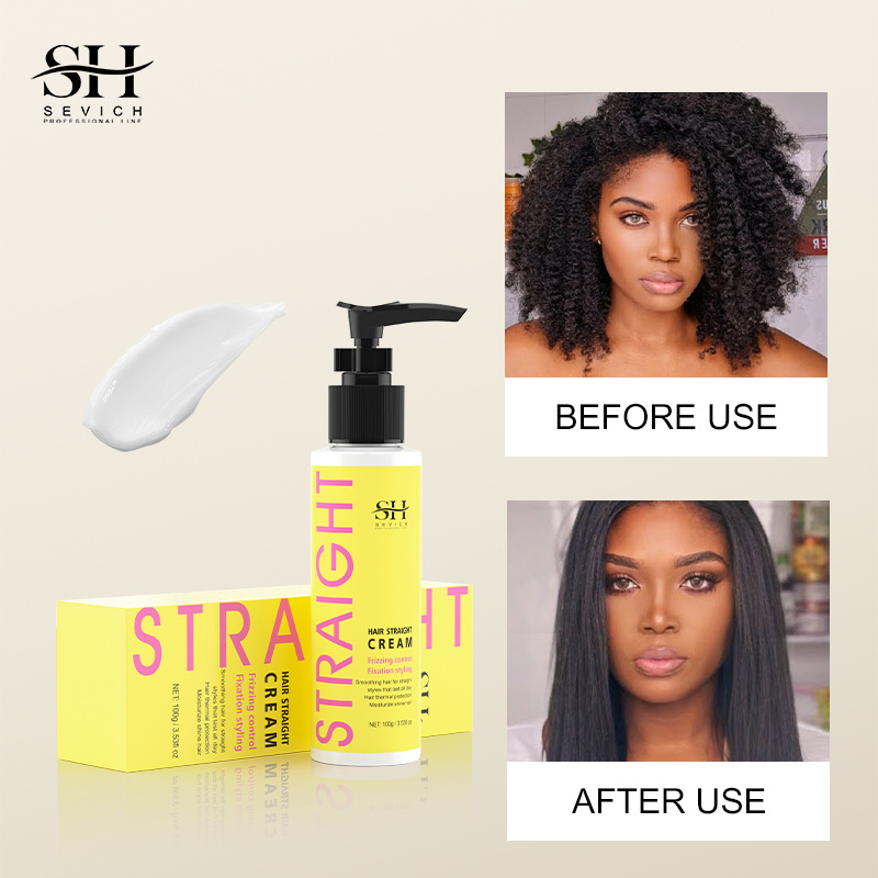 Natural Formaldehyde-Free Natural Oil Care Glossy Appearance Treatment Salon Straight Hair Cream