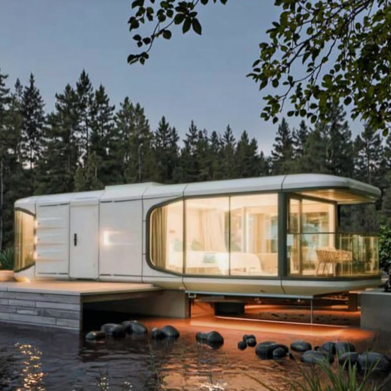 Casa Prefabricada Modular Capsule Hotel Container House